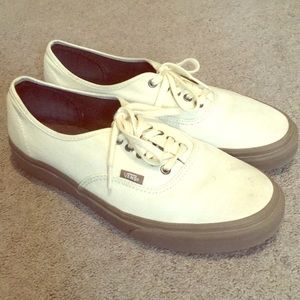 Like New Size 10 White Vans